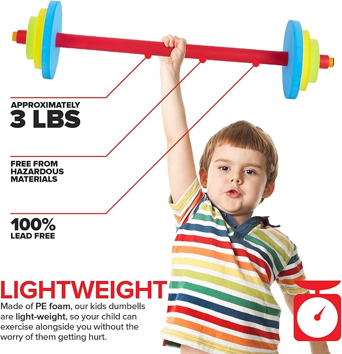 Modern Innovations Kids Barbell Weight Set