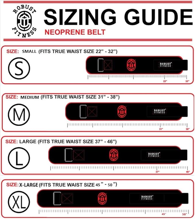 4" Straight Weightlifting Belt for Abdominal & Back Support