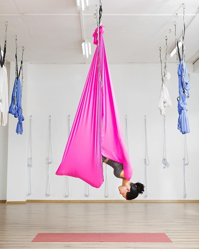 Aerial Silk Yoga Hammock & Swing for yoga Inversion