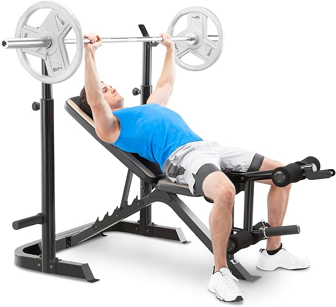 Marcy Olympic Weight Bench with Preacher Curl Pad