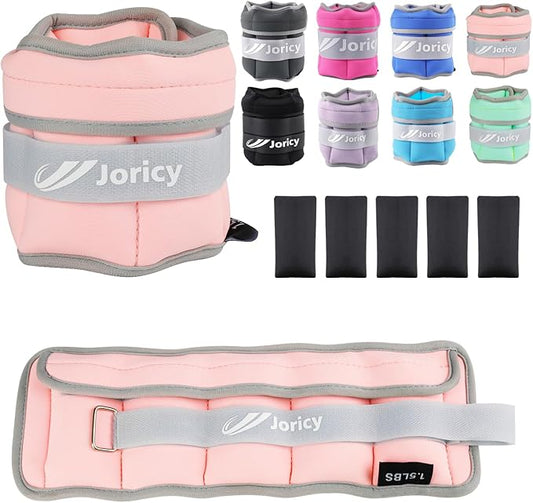 Adjustable Ankle Weights for Women Men Kids 1/2/3/4/5/6/8/10/12/20 1 Pair