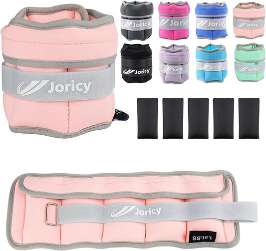 Adjustable Ankle Weights for Women Men Kids 1/2/3/4/5/6/8/10/12/20 1 Pair