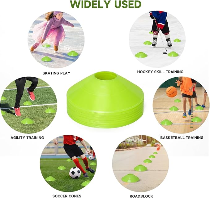 35 PCS Agility Soccer Cones for Training