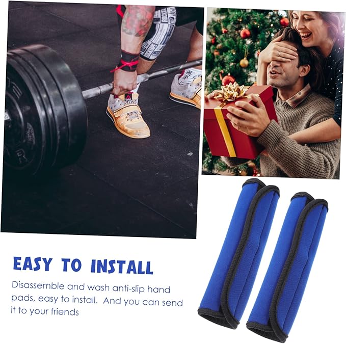2pcs Horizontal Bar Non-Slip Curl Bar with Weights
