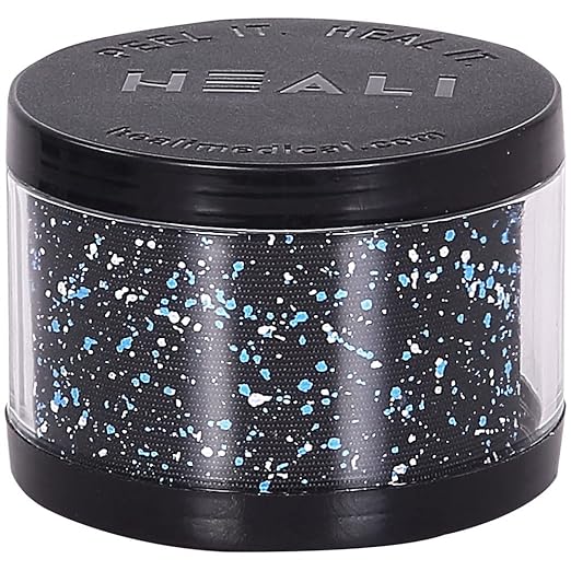 Heali Kinesiology Tape with Magnesium and Menthol, 20 Pcs Precut Strips, K Tape Roll, Knees, Physical Therapy Sports Tape for Muscle and Joint Pain Relief, Water Resistant, Splatter Paint