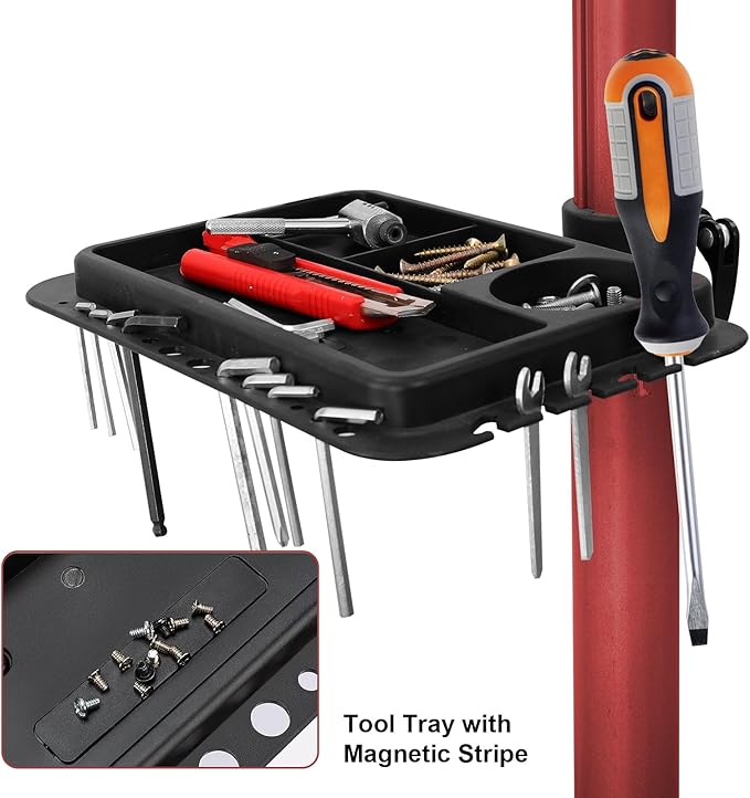 Heavy Duty Electric Bike Repair Stand Max 110 lbs, Portable Aluminum Bicycle Stand Manintenance Workstand,Suitable for Any BIke, Heavy E-Bike, Mountain Bike and Road Bike etc