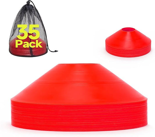35 PCS Agility Soccer Cones for Training