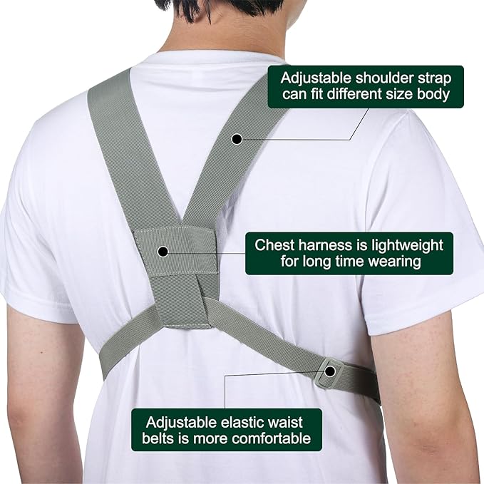 abcGoodefg Radio Chest Harness Chest Front Pack Pouch