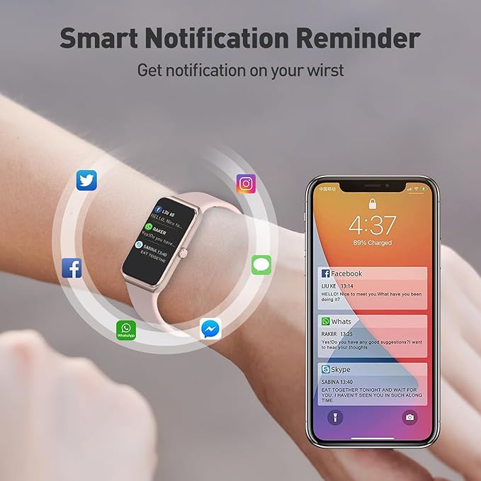 Activity & Fitness Trackers, 1.47" Smart Fitness Watch with 24/7 Blood Pressure/Blood Oxygen/Heart Rate/Stress Monitoring, IP67 Waterproof Calorie Step Sleep Tracker Health Watch for Women Men