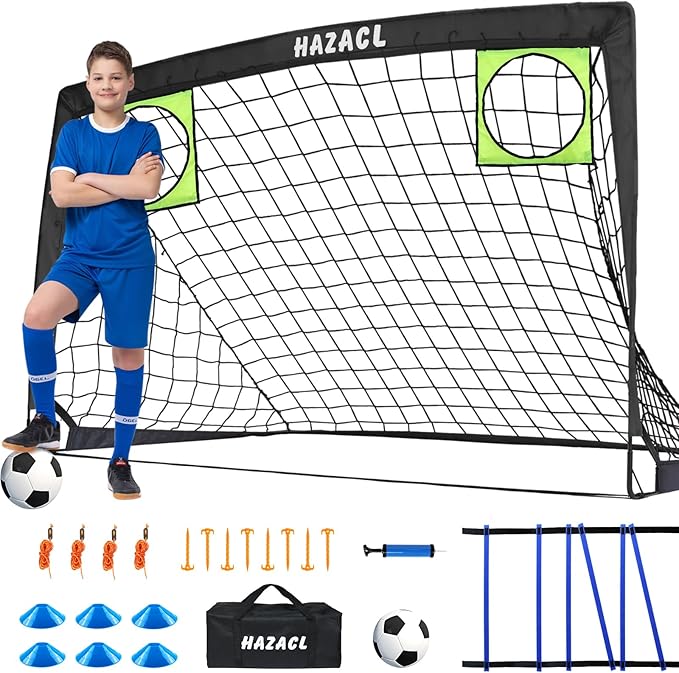 Kids Soccer Goal for Backyard 9x5 FT