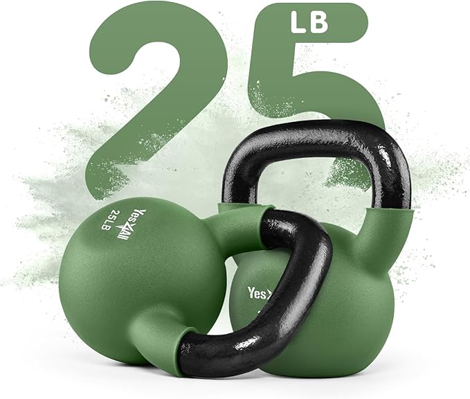 Yes4All Neoprene Coated/Adjustable Kettlebell & Kettlebell Sets -