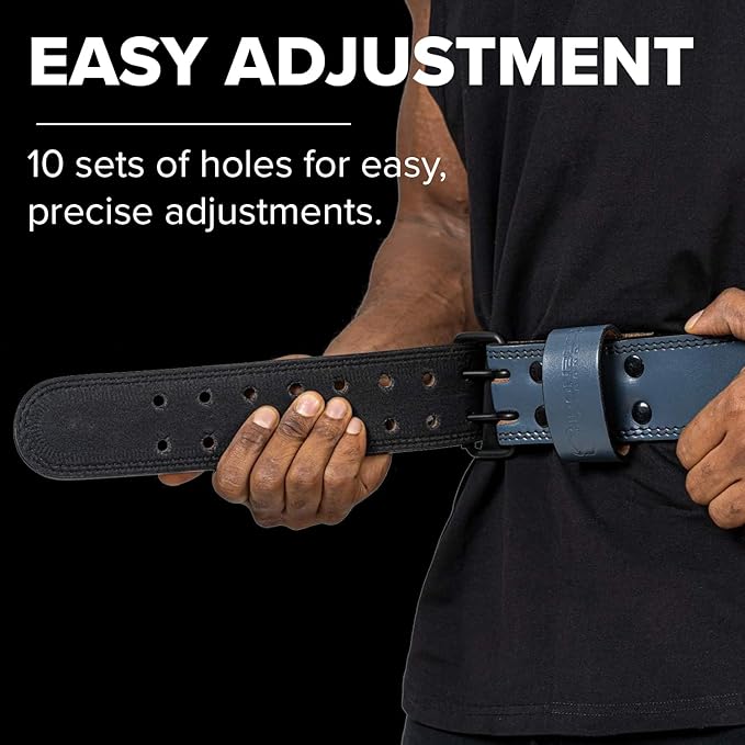 7mm Leather Weight Lifting Belt (IPF 4" to 2â€ Tapered