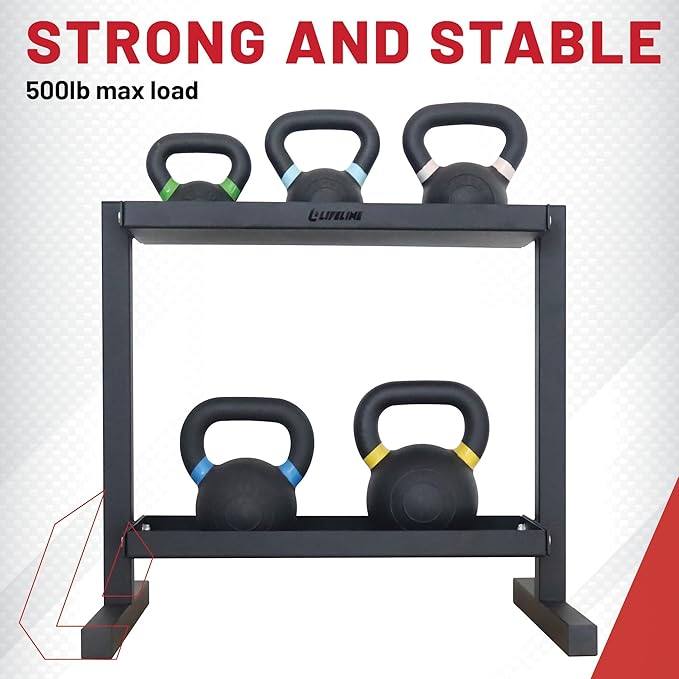 Lifeline Fitness Kettlebell Storage Rack