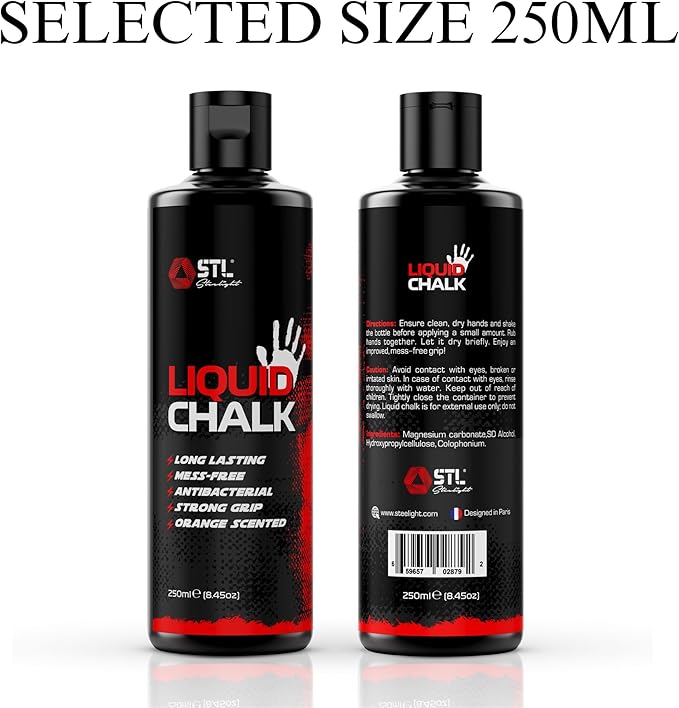 Liquid Chalk – Weightlifting, Gym, Rock Climbing, Body Bouldering, Gymnastics,Calisthenics Pole Grip, Strong Grip Chalk Climbing Chalk for Dry Hands