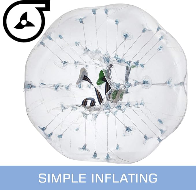 Happybuy Inflatable Bumper Ball 4 FT / 1.2M Diameter 5 Min,