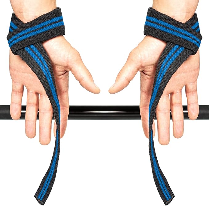 Lifting Straps (1 Pair) - Wrist Straps for Weightlifting - Lifting Straps Gym for Deadlift - Weight Lifting Straps for Weight Training - Gym Straps for Workout, Powerlifting, Strength Training and Bodybuilding - For Men and Women