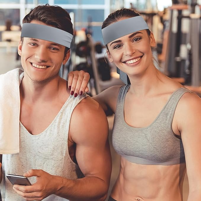 Head Ties Headband Sports Sweatband for Men Women, 3 Pack Adjustable Ninja Headband Karate Tie Back Sweat Wicking Workout Head Band for Basketball, Running, Tennis, Athletics