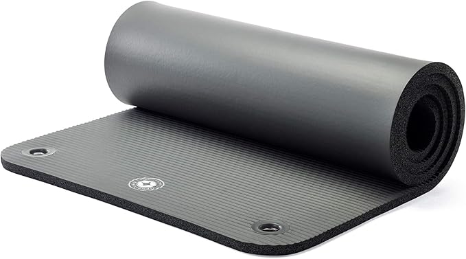 Merrithew STOTT PILATES Deluxe Pilates Mat with Grommets 0.6 inch 15 mm,