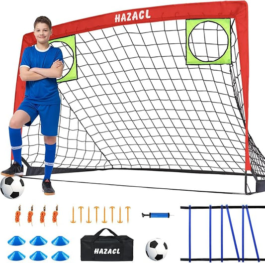 Kids Soccer Goal for Backyard 9x5 FT