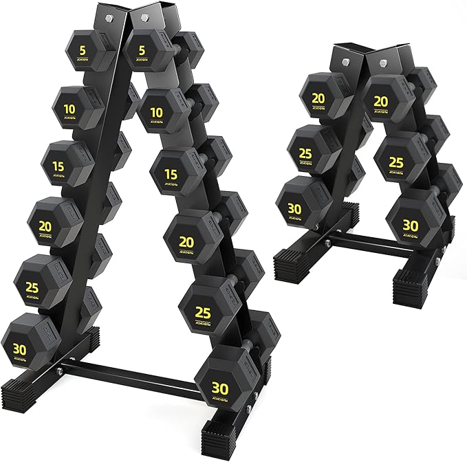Hex Dumbbells PVC Encase Coating Free Weight Dumbbell Set for Strength Training, Home Gym Fitness and Full Body Workout