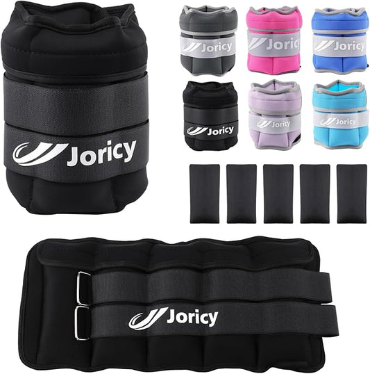 Adjustable Ankle Weights for Women Men Kids 1/2/3/4/5/6/8/10/12/20 1 Pair