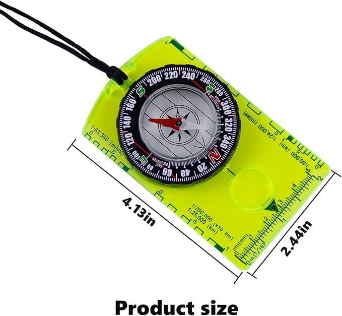 2 Pieces Orienteering Compass