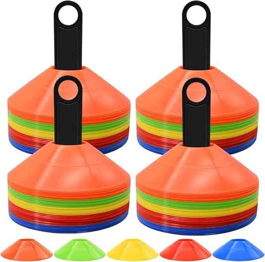 25/50/100/200 Pack Disc Cones 5 Color