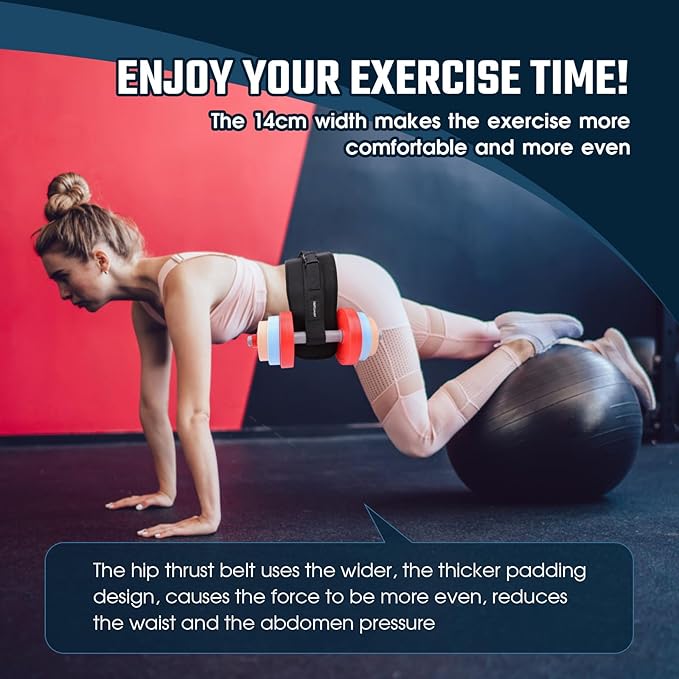 Hip Thrust Belt - With Slip Padding