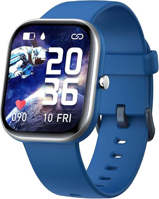 Kids Smart Watch for Girls,IP68 Waterproof Kids Fitness Tracker Watch with 1.5 Inch DIY Face,Heart Rate Sleep Monitor,19 Sport Modes,Calories Counter,Alarm Clock,Great Gifts for Children 6+ (Blue)