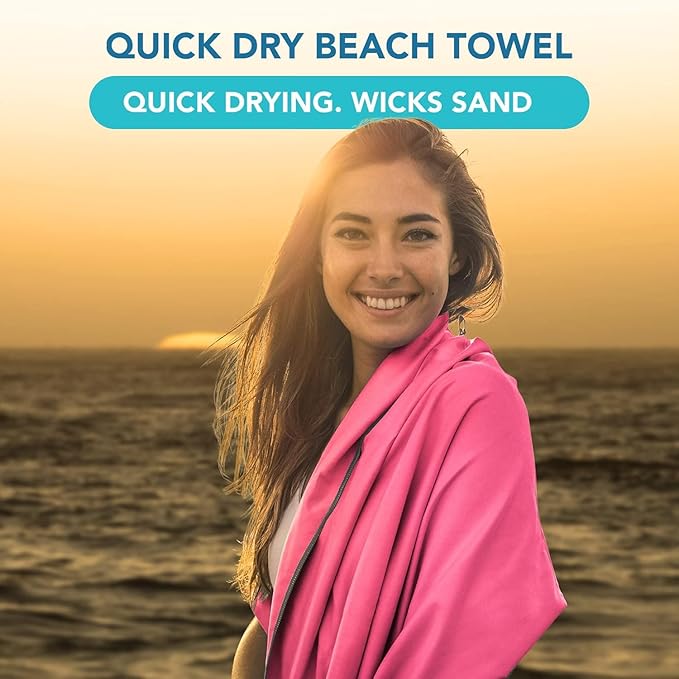 Youphoria Microfiber Travel Towel Fast Drying Lightweight -