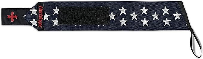 Harbinger Red Line 18-Inch Weightlifting Wrist Wraps for Men and Women (Pair)