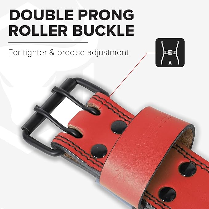 7mm Leather Weight Lifting Belt (IPF 4" to 2â€ Tapered