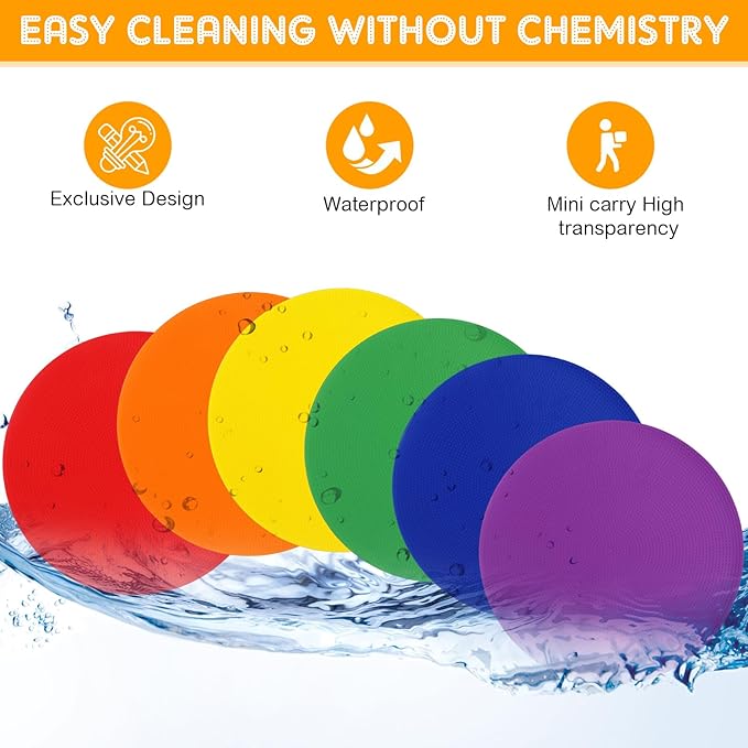 60 Pcs TPE Floor Spot Markers Floor Dots