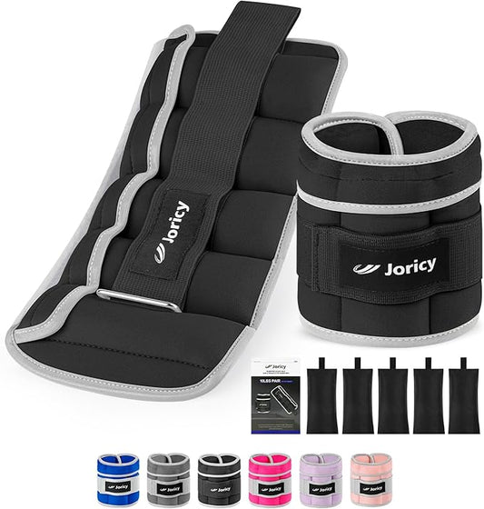 Adjustable Ankle Weights for Women Men 1 Pair 2 4 4 6 6 8 8 10 10 LBS 1-5 LB