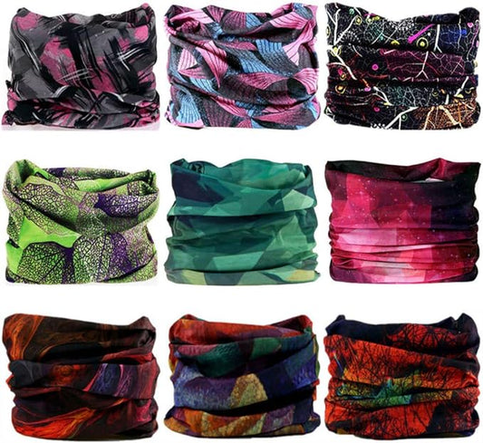 Headband Neck Gaiter Head Wrap Headwear Face Mask Magic Scarf Bandana for Men and Women