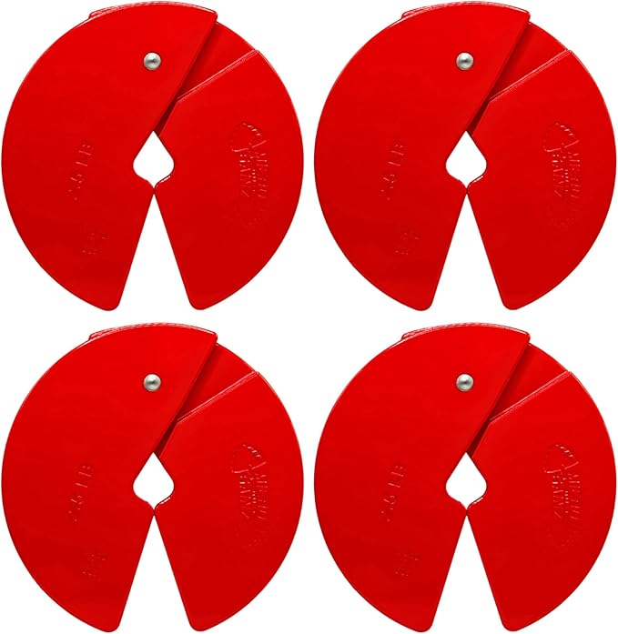 Micro Gainz Dumbbell Fractional 2.5 lb Weight Plate, Ideal for Micro Loading, (Choose Color) 4 Piece Fractional Weight Plates, Designed for Dumbbell Training, Made In USA