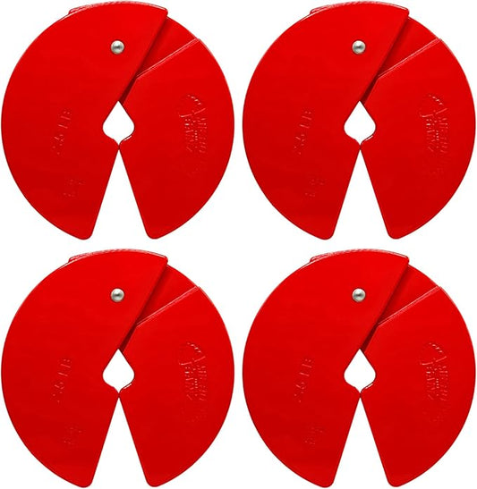 Micro Gainz Dumbbell Fractional 2.5 lb Weight Plate, Ideal for Micro Loading, (Choose Color) 4 Piece Fractional Weight Plates, Designed for Dumbbell Training, Made In USA