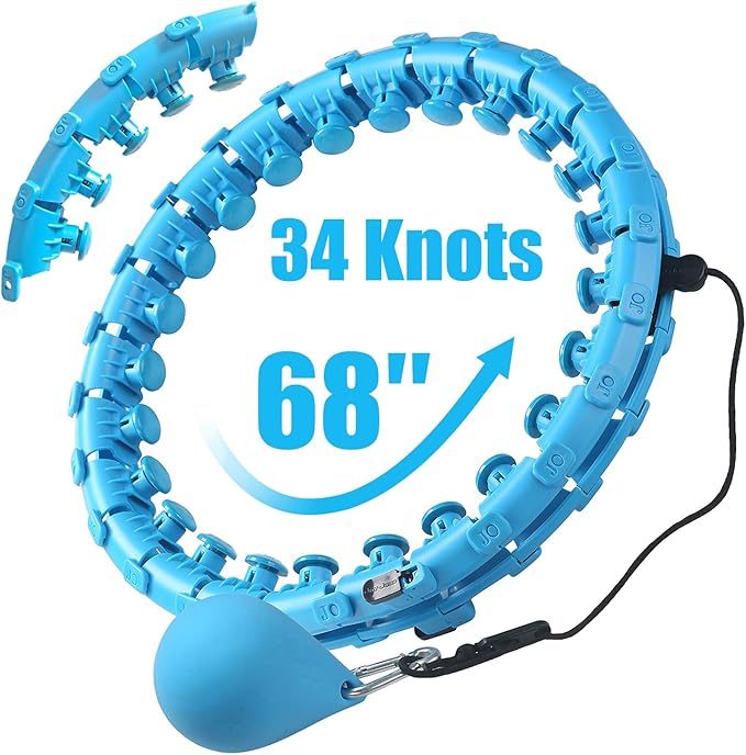 34 Knots Weighted Workout Hoop Plus Size