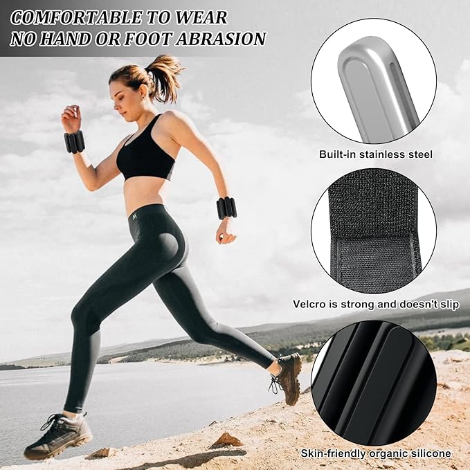 Adjustable Ankle Weights for Women Men Kids Wrist
