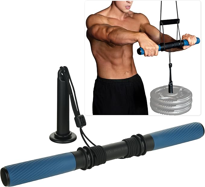 GD Hanging Wrist Roller Forearm Blaster- Forearm Strengthener