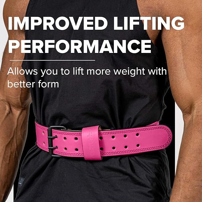 7mm Leather Weight Lifting Belt (IPF 4" to 2â€ Tapered