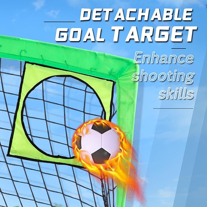 Kids Soccer Goal for Backyard 9x5 FT