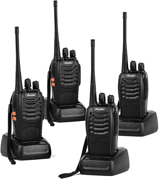 Long Range Walkie Talkies Rechargeable Two Way Radios 16-Channel UHF 2-Way Radio 4)