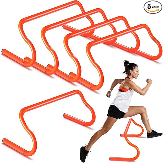 5 Pcs Speed Agility Training Hurdles Detachable Durable