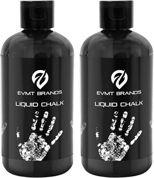 Liquid Chalk, Mess Free Gym Chalk for Weightlifting, Gymnastics, Rock Climbing, Dancing, and Lifting. Sweat Resistant and Long Lasting for Stronger Hand Grip. Package May Vary.