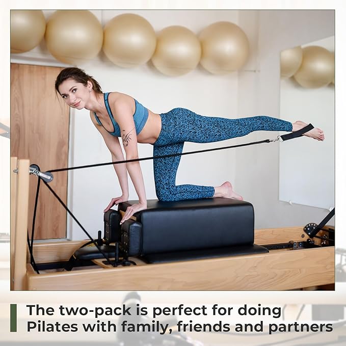 Abbylike 2 Pcs Pilates Sitting Box 25.6×15.8×9.5 Inch 4 Pcs