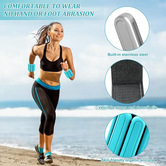 Adjustable Ankle Weights for Women Men Kids Wrist