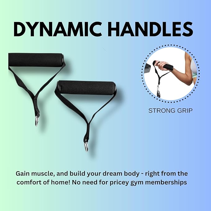 BlueClouds Push Up Board and Pilates Bar Kit