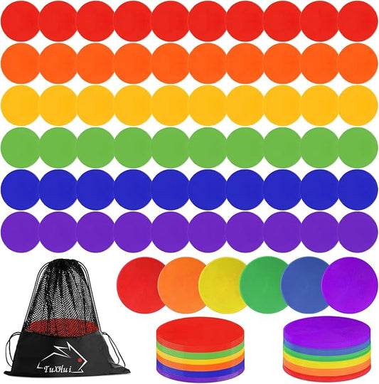 60 Pcs Poly Vinyl Spot Markers 9 Inch