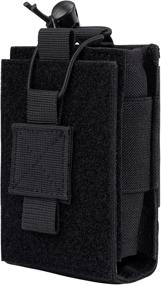 Adjustable Radio Pouch MOLLE Radio Holder for Tactical 5.56mm 7.62mm 7.62mm Magazine
